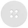 Bouton à 4 trous rond blanc - 18mm (3⁄4″) - 3 unités - Elan
