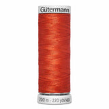 Fil Orange flamboyant 200m - À broder - 100% viscose  - Gutermann Dekor - 4003590