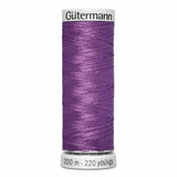 Fil Mauve violet 200m - À broder - 100% viscose  - Gutermann Dekor- 4005729