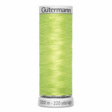 Fil Vert printemps 200m - À broder - 100% viscose  - Gutermann Dekor- 4008535