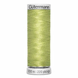 Fil Vert jaune 200m - À broder - 100% viscose  - Gutermann Dekor- 4008595
