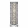 Fil argent 200m - À broder - 100% polyester  - Gutermann Dekor Metallic - 4010041