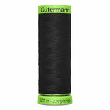 Fil Noir à canette 200m- 100% polyester  - Gutermann Dekor - 4020000