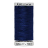 Fil Bleu royal foncé 200m - 100% coton 12wt - Gutermann - 40365033