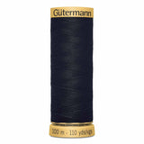 Fil Noir 100m - 100% coton  - Gutermann - 4041001