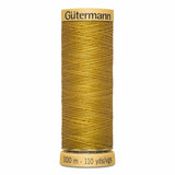 FIl Jaune topaz 100m - 100% coton  - Gutermann - 4041690