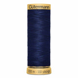 Bleu marin  100m - 100% coton  - Gutermann - 4046290