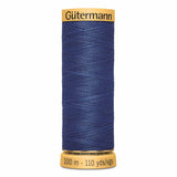 Fil Bleu marine vif 100m - 100% coton  - Gutermann - 4046340