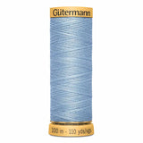 Fil Bleu acier clair 100m - 100% coton  - Gutermann - 4047310