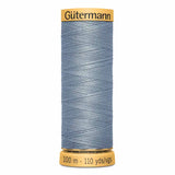 Fil Bleu ardoise claire 100m - 100% coton  - Gutermann - 4047410