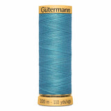 Fil Bleu paon 100m - 100% coton  - Gutermann - 4047534