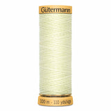 Fil Blanc vert 100m - 100% coton  - Gutermann - 4049020