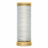 Fil Gris clair 100m - 100% coton  - Gutermann - 4049090