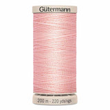 Fil Rose 200m - Pour piquage à la main - 100% coton  - Gutermann - 4072538