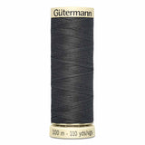 Fil Gris anthracite 100m - Tout usage -100% Polyester - Gutermann 4100125