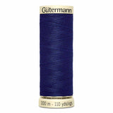 Fil Bleu marine vif 100m - Tout usage -100% Polyester - Gutermann - 4100266