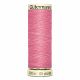 Fil Rose corail 100m - Tout usage -100% Polyester - Gutermann 4100321