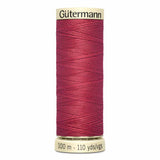 Fil Rose rouge géranium 100m - Tout usage -100% Polyester - Gutermann