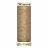 Fil Beige blé 100m - Tout usage -100% Polyester - Gutermann