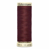 Fil Rouge brun grange 100m - Tout usage -100% Polyester - Gutermann - 4100573