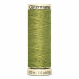 Fil Vert kaki clair 100m - Tout usage -100% Polyester - Gutermann 4100713