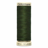 Fil olive foncé 100m - Tout usage -100% Polyester - Gutermann - 4100782