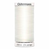 Fil Blanc huitre 250m - Tout usage -100% Polyester - Gutermann 4250021