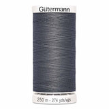 Fil gris silex 250m - Tout usage -100% Polyester - Gutermann - 4250111