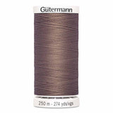 Fil Beige taupe foncé 250m - Tout usage -100% Polyester - Gutermann 4250537