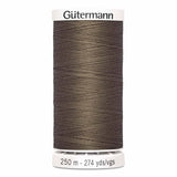 Fil Brun chocolat  250m - Tout usage -100% Polyester - Gutermann - 4250551