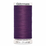 Fil Mauve mûron 250m - Tout usage -100% Polyester - Gutermann 4250937