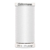 Fil blanc 250m - Invisible -100% Nylon - Gutermann - 44035111