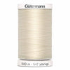 Fil Blanc coquille d'oeuf  500m - Tout usage -100% Polyester - Gutermann - 4500022