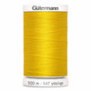 Fil Jaune verge d'or  500m - Tout usage -100% Polyester - Gutermann - 4500850