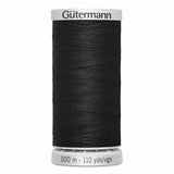 Fil Noir 100m Extra-fort -  100% polyester  - Gutermann - 4700000