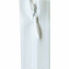Fermeture à glissière invisible à bout fermé 55cm (22″) Blanc - 8055501