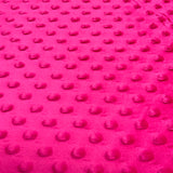 Minky alvéolé Rose Foncé (Fushia)