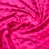 Minky alvéolé Rose Foncé (Fushia)