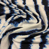 Jersey Tie Dye bleu foncé blanc