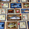 Minky Tableau pêche poisson  - Shannon