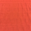 Broderie ligne froncé alvéolé Orange rouge paprika 100% Coton 4117308