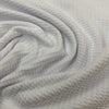 Jersey gaufré coton élasthanne Blanc 1866702
