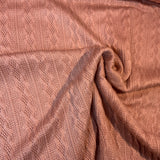 Tricot câble vertical (cable knit)  Rose ( blush ) - 4350907