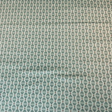 100% coton Primerose cerceau fond turquoise ( Andover)  - A534