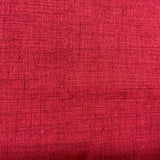 100% coton Rouge canneberge style lin C7200cr