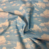 100% coton nuage blanc fond bleu ciel 1367