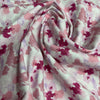 100% coton Fleur douce rose peinture à l'eau fond blanc - CA55190202