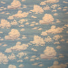 100% coton nuage blanc fond bleu ciel 1367