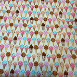 100% coton cornet fond vanille ( RKauffman / sweet tooth ) 1982985