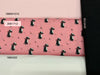 Jersey coton / élasthanne Mouffette fond rose - 2061712